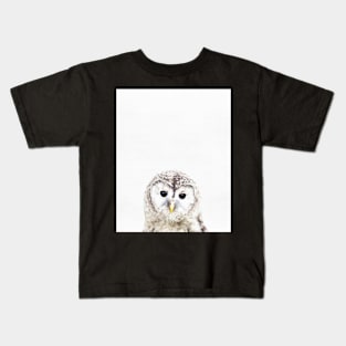 Baby owl, Nursery, Owl, Animal, Kids room, Modern art, Wall decor Kids T-Shirt